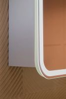 Зеркальный шкаф Silver Mirrors Фиджи Flip 70 LED-00002977 с подсветкой Белый с бесконтактным сенсором — фото 8, Зеркальные шкафы в ванную