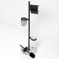 Товар: Напольная стойка WasserKRAFT Isar K-1246 Темная бронза - фото 2 Напольная стойка WasserKRAFT Isar K-1246 Темная бронза — фото 2, Стойки - набор держателей