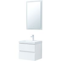 Комплект мебели для ванной Aquanet Беркли 50 306356 подвесной Белый глянец — фото 3, Комплекты мебели для ванной