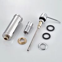 Дозатор для моющего средства Haiba HB405 Хром — фото 7, Дозаторы для кухонных моек