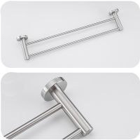 Полотенцедержатель Frap F301 F30109 двойной Сатин — фото 6, Полотенцедержатели