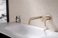 Товар: Смеситель для раковины Abber Wasser Kreis AF8112G Золото матовое - фото 2 Смеситель для раковины Abber Wasser Kreis AF8112G Золото матовое — фото 2, Смесители