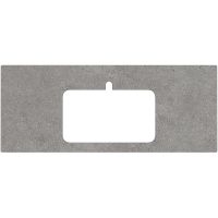 Столешница под раковину Kerama Marazzi Plaza Next Фондамента 120 PL2.DL500920R\120 Серый камень — фото 2, Раковины