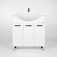 Товар: Тумба под раковину VIANT Милан 80 VMIL80ER-T3ST Белая - фото 2 Тумба под раковину VIANT Милан 80 VMIL80ER-T3ST Белая — фото 2, Мебель для ванной