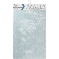 Коврик для ванной комнаты Fixsen Family FX-9003C 70х120 Серый — фото 2, Коврики для ванной комнаты