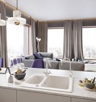 Товар: Кухонная мойка Domaci Бьелла DMC-09 GWS-09-331 Белая - фото 2 Кухонная мойка Domaci Бьелла DMC-09 GWS-09-331 Белая — фото 2, Кухонные мойки