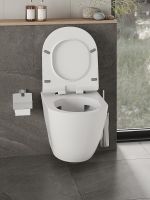 Комплект унитаза с инсталляцией Orange CI07-150W+APB244 с сиденьем Микролифт и Черной матовой клавишей смыва — фото 9, Комплекты унитаз + инсталляция