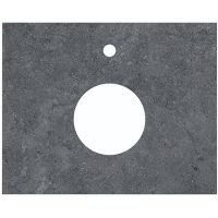 Столешница под раковину Kerama Marazzi Canaletto Роверелла 60 CN60.DL501320R Серая темная матовая — фото 2, Раковины