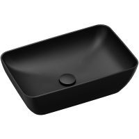 Раковина-чаша Ravak Uni Slim R 50 XJX0D150000 Черная матовая — фото 1, Раковины накладные