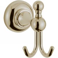 Двойной крючок Cezares Aphrodite APHRODITE-DHK1-02-M Бронза — фото 1, Крючки для полотенец