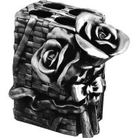 Держатель для зубных щеток Art&Max Rose AM-0091B-T Серебро — фото 1, Аксессуары для ванной