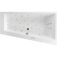 Акриловая ванна Excellent Sfera 170x100 R WAEX.SFP17.ULTRA.BR с гидромассажем — фото 1, Ванны