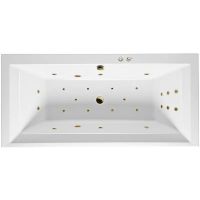 Акриловая ванна Excellent Crown Grand 190x90 WAEX.CRG19.ULTRA.BR с гидромассажем — фото 1, Ванны