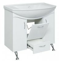 Тумба под раковину Runo Севилья 85 00000000597 Белая — фото 5, Тумбы под раковину