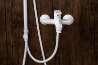 Товар: Душевая система Orange Aristo M19-932w Белая - фото 7 Душевая система Orange Aristo M19-932w Белая — фото 7, Душевые стойки