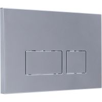 Клавиша смыва Logan Space 297682 Хром матовый — фото 1, Комплектующие для душевого оборудования