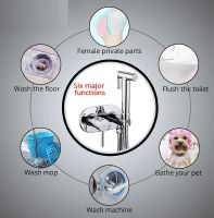 Гигиенический душ со смесителем Frap F7505 Хром — фото 10, Гигиенические души