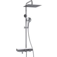 Душевая система WasserKRAFT A113.118.101.CH Thermo с термостатом Хром Белая — фото 5, Душевое оборудование. Душевая программа