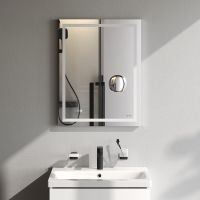 Товар: Зеркало AM.PM Gem 55 M91AMOX0553WG с подсветкой с механическим выключателем - фото 3 Зеркало AM.PM Gem 55 M91AMOX0553WG с подсветкой с механическим выключателем — фото 3, Мебель для ванной