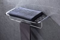 Полка для полотенец Abber Nord AA1554 Хром — фото 2, Полки для полотенец