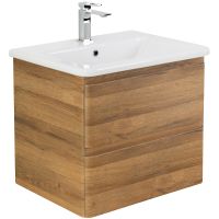 Тумба под раковину BelBagno 50 ALBANO-CER-500-2C-SO-RR подвесная Rovere Rustico — фото 1, Тумбы под раковину