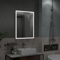 Товар: Зеркальный шкаф Reflection Cube 500х800 RF2218CB с подсветкой Белый матовый - фото 9 Зеркальный шкаф Reflection Cube 500х800 RF2218CB с подсветкой Белый матовый — фото 9, Мебель для ванной