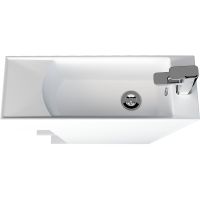 Тумба с раковиной 1MarKa Stretto 70П У94633 подвесная Белый глянец — фото 8, Тумбы с раковиной