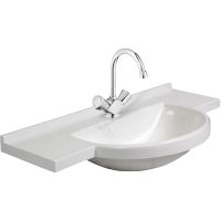 Раковина Эстет Куба 90 ФР-00000783 Белая — фото 1, Раковины встраиваемые сверху