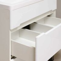 Товар: Тумба под раковину Runo Парма 75 00000001141 Белая - фото 2 Тумба под раковину Runo Парма 75 00000001141 Белая — фото 2, Тумбы под раковину