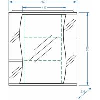 Товар: Зеркальный шкаф Stella Polar Волна Лолита 65 SP-00000054 с подсветкой Белый - фото 4 Зеркальный шкаф Stella Polar Волна Лолита 65 SP-00000054 с подсветкой Белый — фото 4, Зеркальные шкафы в ванную