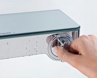 Смеситель для душа Hansgrohe Ecostat Select 13171000 с термостатом Хром — фото 8, Смеситель для душа