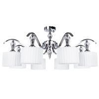 Люстра Artelamp Ibiza A4038PL-8CC Белая Хром — фото 1, Люстры