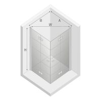 Товар: Душевой уголок New Trendy New Soleo Black 80х80 D-0287A/D-0288A профиль Черный стекло прозрачное - фото 8 Душевой уголок New Trendy New Soleo Black 80х80 D-0287A/D-0288A профиль Черный стекло прозрачное — фото 8, Квадратные душевые уголки