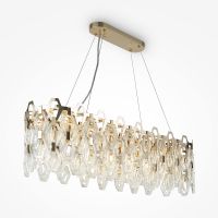 Люстра Maytoni Neoclassic Tissage MOD490PL-10G Прозрачная Золото — фото 5, Люстры