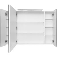 Зеркальный шкаф Roca Oleta 100 A857648501 с подсветкой Белый матовый — фото 2, Зеркальные шкафы в ванную