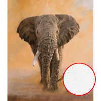 Фреска Ortograf Животные 7314 Фактура бархат FX Флизелин (2,3*2,7) Коричневый/Оранжевый, Животные/Живопись — фото 1, Фрески