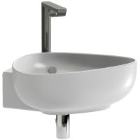 Раковина Jacob Delafon Nouvelle Vague 46 EGL112-00 Белая — фото 1, Раковины подвесные