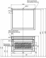 Зеркало Aquanet Бостон М 100 209674 Белое — фото 10, Зеркала в ванную комнату
