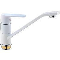 Смеситель для кухни Frap H31 F4931 Белый Хром — фото 1, Смесители для кухни