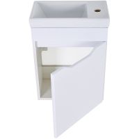 Товар: Тумба с раковиной Orange Мини 40 R Mini-40TUW+Ra подвесная Белая - фото 4 Тумба с раковиной Orange Мини 40 R Mini-40TUW+Ra подвесная Белая — фото 4, Тумбы с раковиной