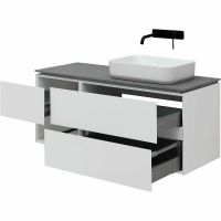 Товар: Тумба под раковину Allen Brau Infinity 120 R 1.21007.WM подвесная Белая матовая - фото 7 Тумба под раковину Allen Brau Infinity 120 R 1.21007.WM подвесная Белая матовая — фото 7, Мебель для ванной