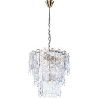 Люстра Divinare Felis 6005/17 LM-8 Прозрачная Латунь — фото 1, Люстры