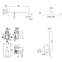 Товар: Душевая система Paffoni Elle KITEL015CR/M Хром - фото 7 Душевая система Paffoni Elle KITEL015CR/M Хром — фото 7, Встраиваемые душевые комплекты