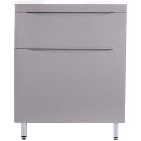 Тумба под раковину Style Line Бергамо 70 СС-00002312 Серая антискрейтч — фото 1, Мебель для ванной