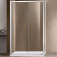 Душевой уголок Vincea Garda 160х90 VSR-1G9016CL профиль Хром стекло прозрачное — фото 1, Прямоугольные душевые уголки