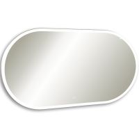 Зеркало Silver Mirrors Виола 50 LED-00002355 с подсветкой Черное с сенсорным выключателем и диммером — фото 2, Мебель для ванной