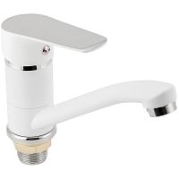 Смеситель для кухни Viko V-4140 Белый Хром — фото 1, Смесители для кухни