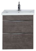 Тумба под раковину Aquanet Эвора 60 подвесная Дуб антик арт-183000 — фото 2, Тумбы под раковину