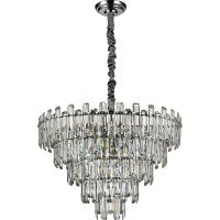 Люстра Divinare Rosie 3511/02 LM-16 Прозрачная Хром — фото 1, Люстры