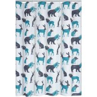 Штора для ванны Ridder Topsy-Turvy-World 180х200 4100300 цветная — фото 1, Шторы для ванной